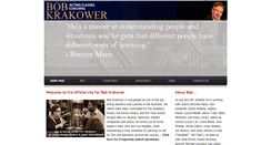 Desktop Screenshot of bobkrakower.com